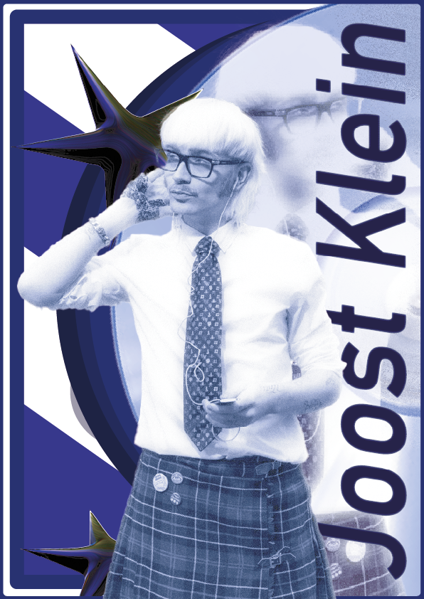 Plakat typograficzny Joost Klein